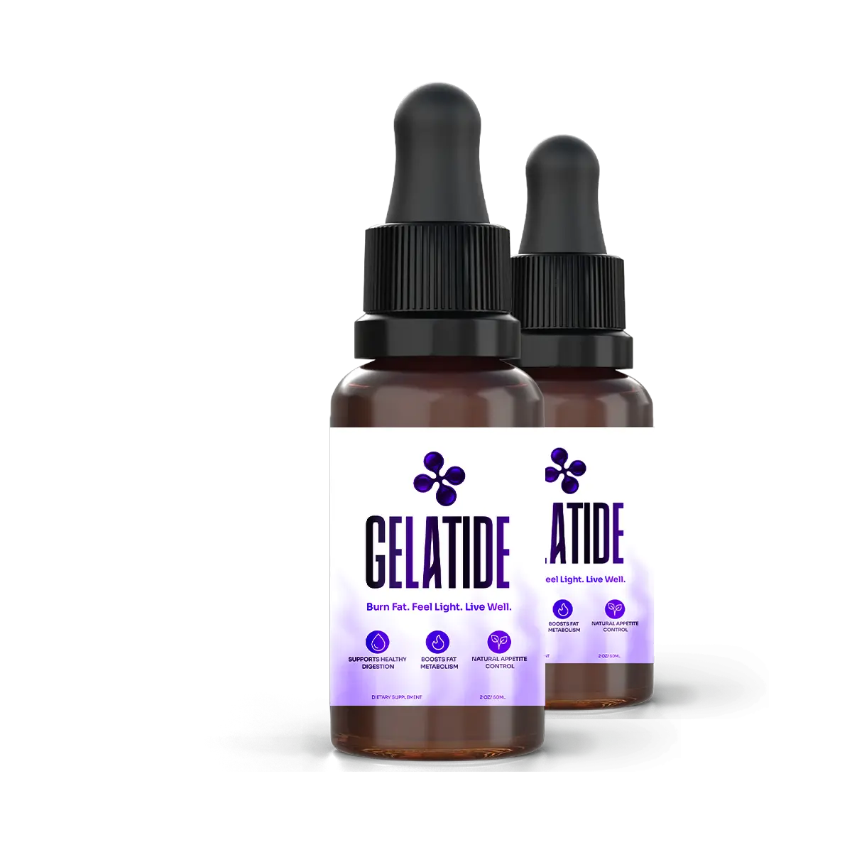 Gelatide nail supplement 2 bottle package 60 day supply